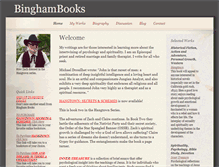 Tablet Screenshot of binghambooks.com